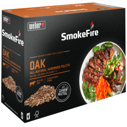 Weber SmokeFire træpiller egetræ 8 kg